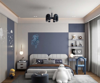 Modern Boy's Room And Son's Room-ID:394239909