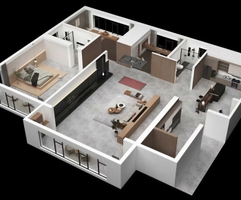 Modern A Bird's-eye View Of Home Decoration-ID:677678119