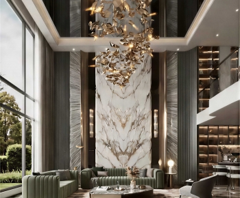 Modern A Living Room-ID:338449001