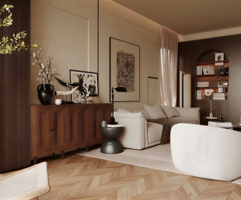 Modern A Living Room-ID:768738998