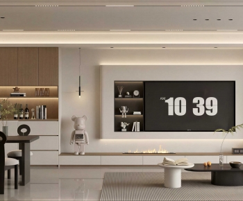 Modern A Living Room-ID:730454922