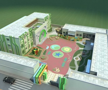 Modern Architectural Bird's-eye View Planning-ID:497991094