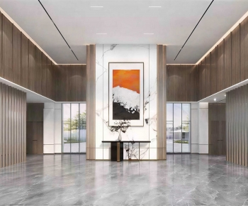 Modern Office Reception Desk-ID:764933114