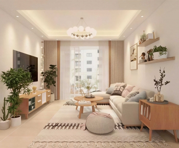 Modern A Living Room-ID:835891969