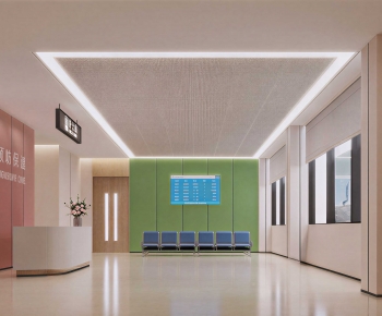Modern Hospital Hall-ID:726680871