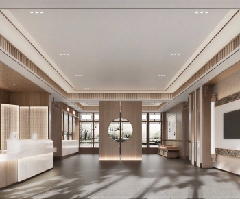 New Chinese Style Hospital Hall-ID:115314014