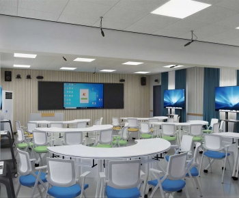 Modern School Classrooms-ID:118431092