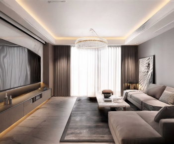 Modern A Living Room-ID:419852976