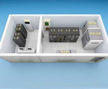 Modern Bird 's-eye View Of Office-ID:124938019