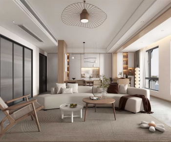 Modern A Living Room-ID:952608118