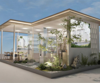 Modern Appearance Of Commercial Building-ID:742719899