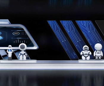 Modern Exhibition Hall-ID:718510259