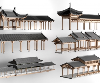 Chinese Style Ancient Architectural Buildings-ID:302140794