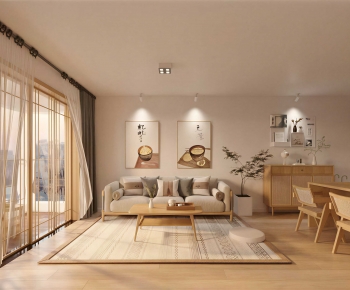 Japanese Style A Living Room-ID:489876999