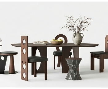 Modern Dining Table And Chairs-ID:328754908