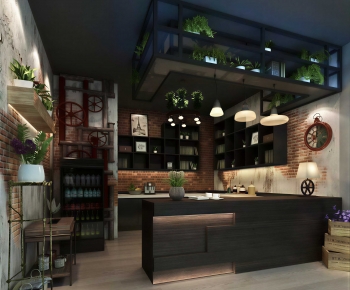 Industrial Style Restaurant-ID:838337906