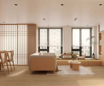 Japanese Style A Living Room-ID:641767022