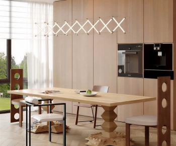 Modern Dining Table And Chairs-ID:827227129