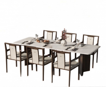 New Chinese Style Dining Table And Chairs-ID:948534013