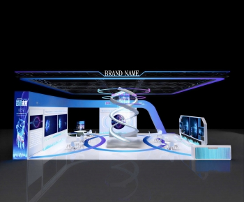 Modern Exhibition Hall-ID:658637054
