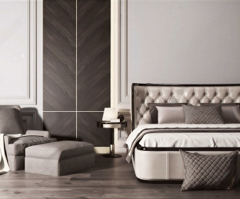 Modern Double Bed-ID:169780022