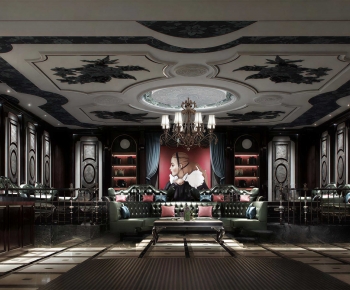 New Classical Style A Living Room-ID:831811905