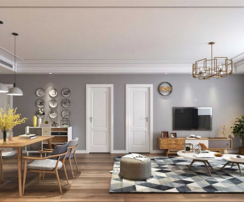 Modern A Living Room-ID:725435973