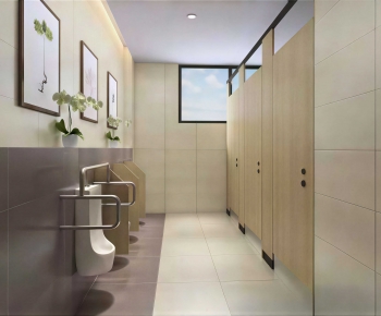 Modern Public Toilet-ID:563011286