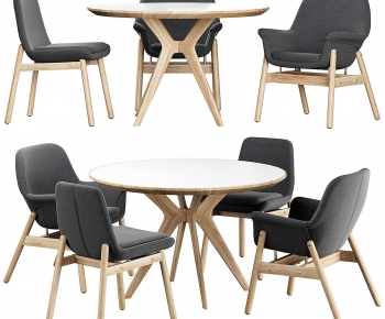 Modern Dining Table And Chairs-ID:448987013