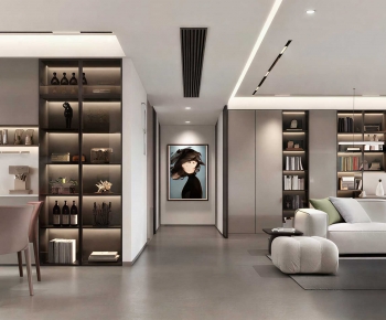 Modern A Living Room-ID:582556968