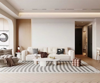 Modern A Living Room-ID:390055895