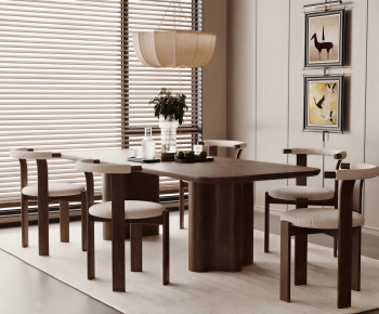 Modern Dining Table And Chairs-ID:211703062