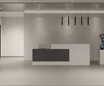 Modern Office Reception Desk-ID:790920026