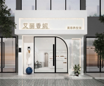 Modern Facade Element-ID:714617011