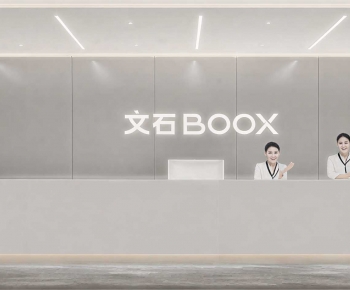 Modern Office Reception Desk-ID:384613995