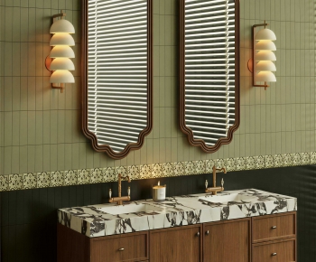 French Style Bathroom Cabinet-ID:219335088