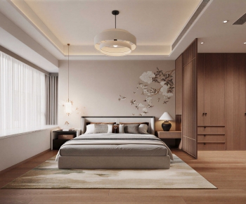 New Chinese Style Bedroom-ID:956432109