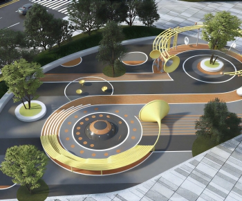 Modern Park Landscape-ID:500922922