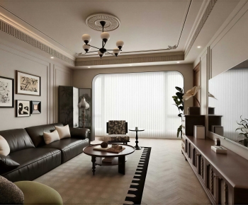 French Style A Living Room-ID:247462032