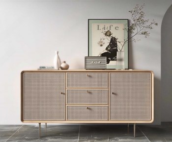 Nordic Style Side Cabinet-ID:292638064