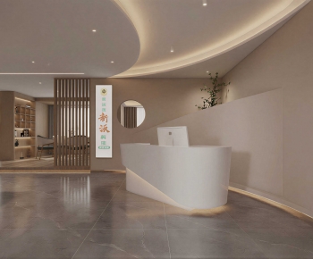 Modern Office Reception Desk-ID:234186894