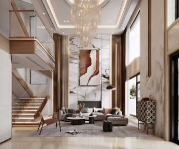 Modern A Living Room-ID:392544986
