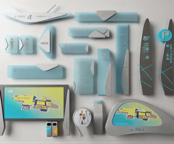 Modern Guide Board/bulletin Board-ID:927629555