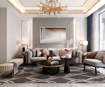 Modern A Living Room-ID:548161985