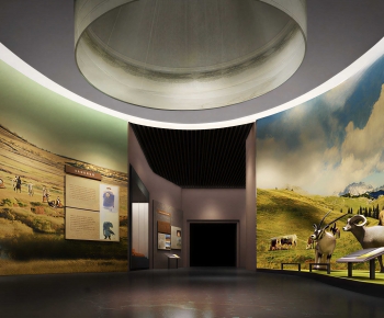 Modern Exhibition Hall-ID:616741909