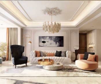 Modern A Living Room-ID:591871025