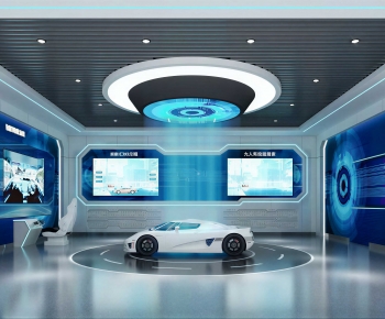 Modern Exhibition Hall-ID:807219036