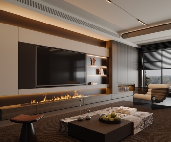 Modern A Living Room-ID:377185116