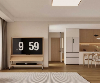 Modern A Living Room-ID:891486888