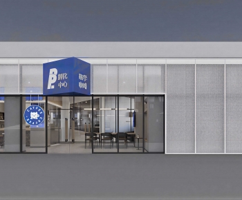 Modern Facade Element-ID:808798074